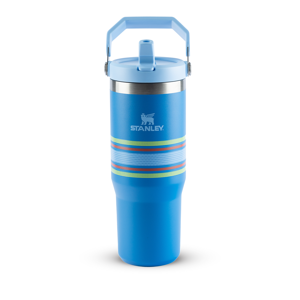 Tumbler Térmico Flip Straw Varsity Azure Stripes | 887ml