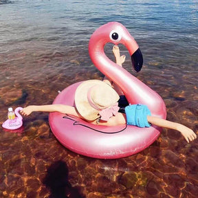 Boia Inflável Flamingo Gigante Piscina - Verão