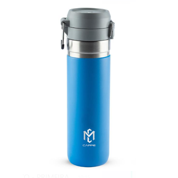 Garrafa Térmica Michele Cappelletti Heat Wave Quick Flip Azure | 710ml
