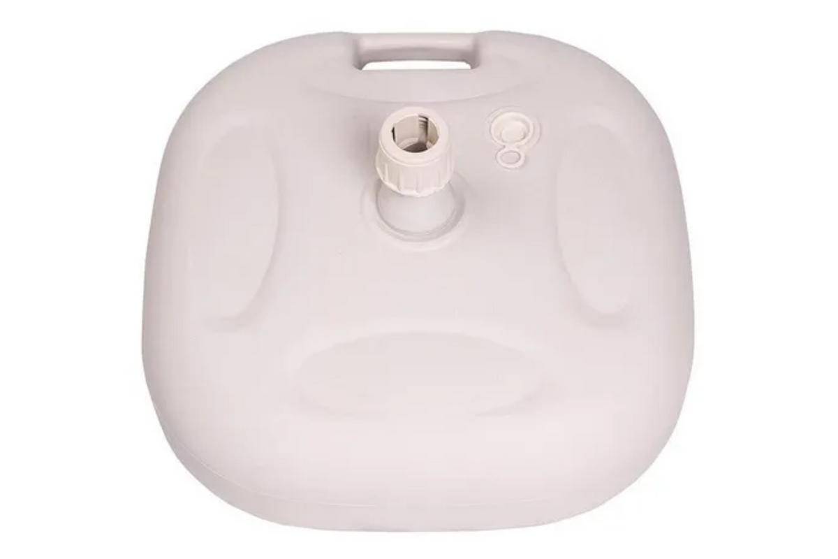 Base Guarda Sol Ombrelone Belfix 18kg Plástico Branco