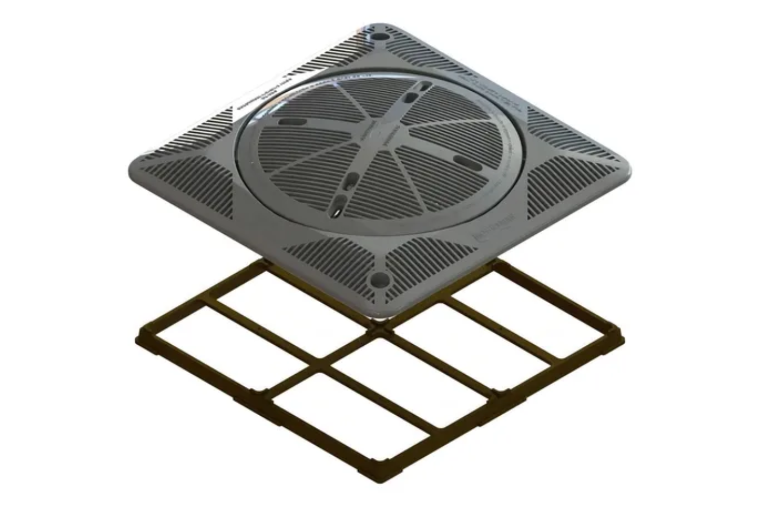 Grade Ralo Fundo 30x30 Com Tampa Sodramar