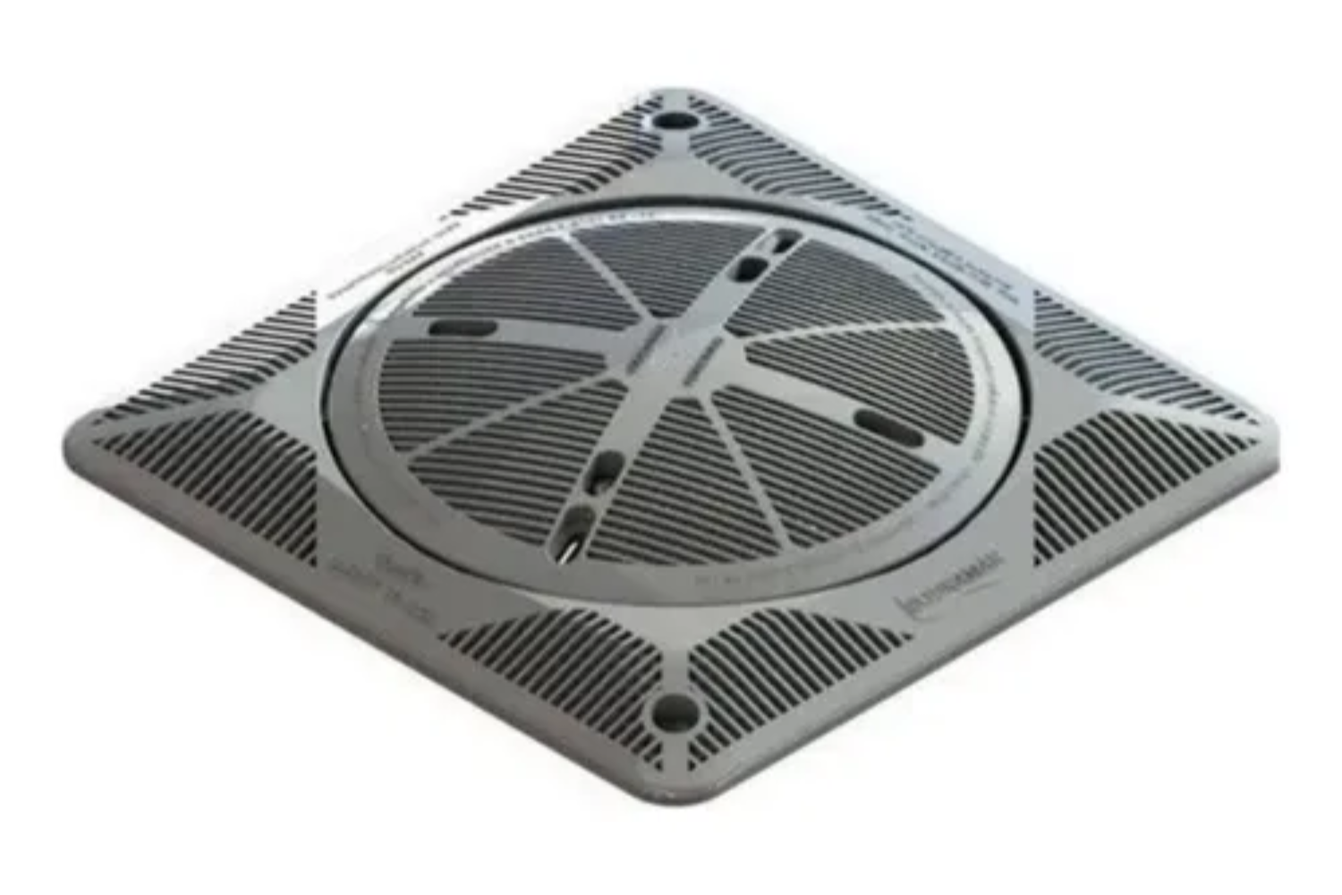 Tampa Ralo Fundo Fsb 30x30 Prata Sodramar Piscina