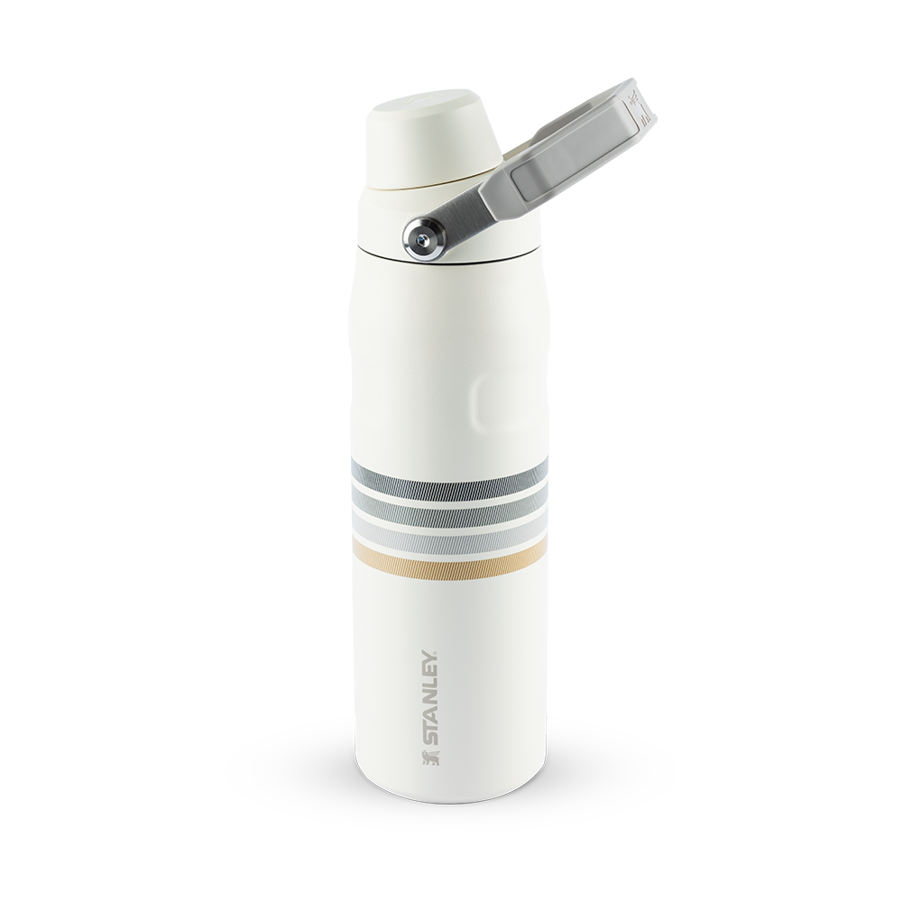 Garrafa Térmica Aerolight Fast Flow Varsity Cream Ash Stripes | 710ml