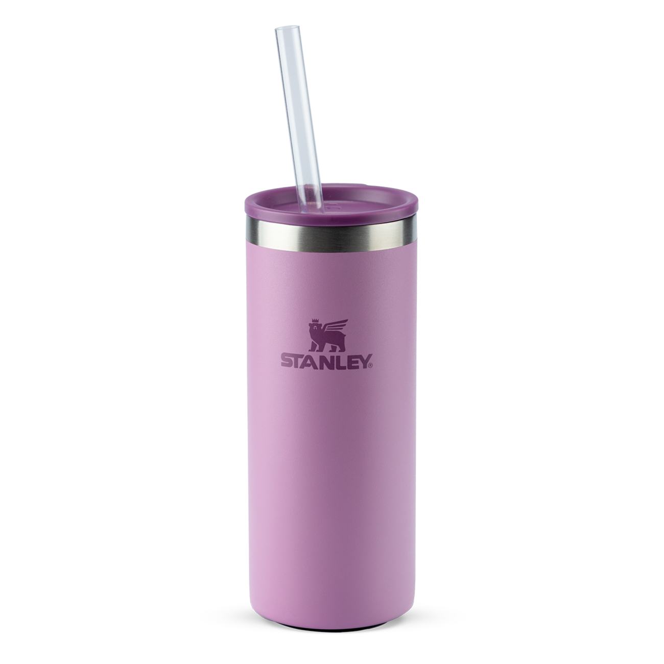 Can Cooler Slim com canudo Lilac | 296ML