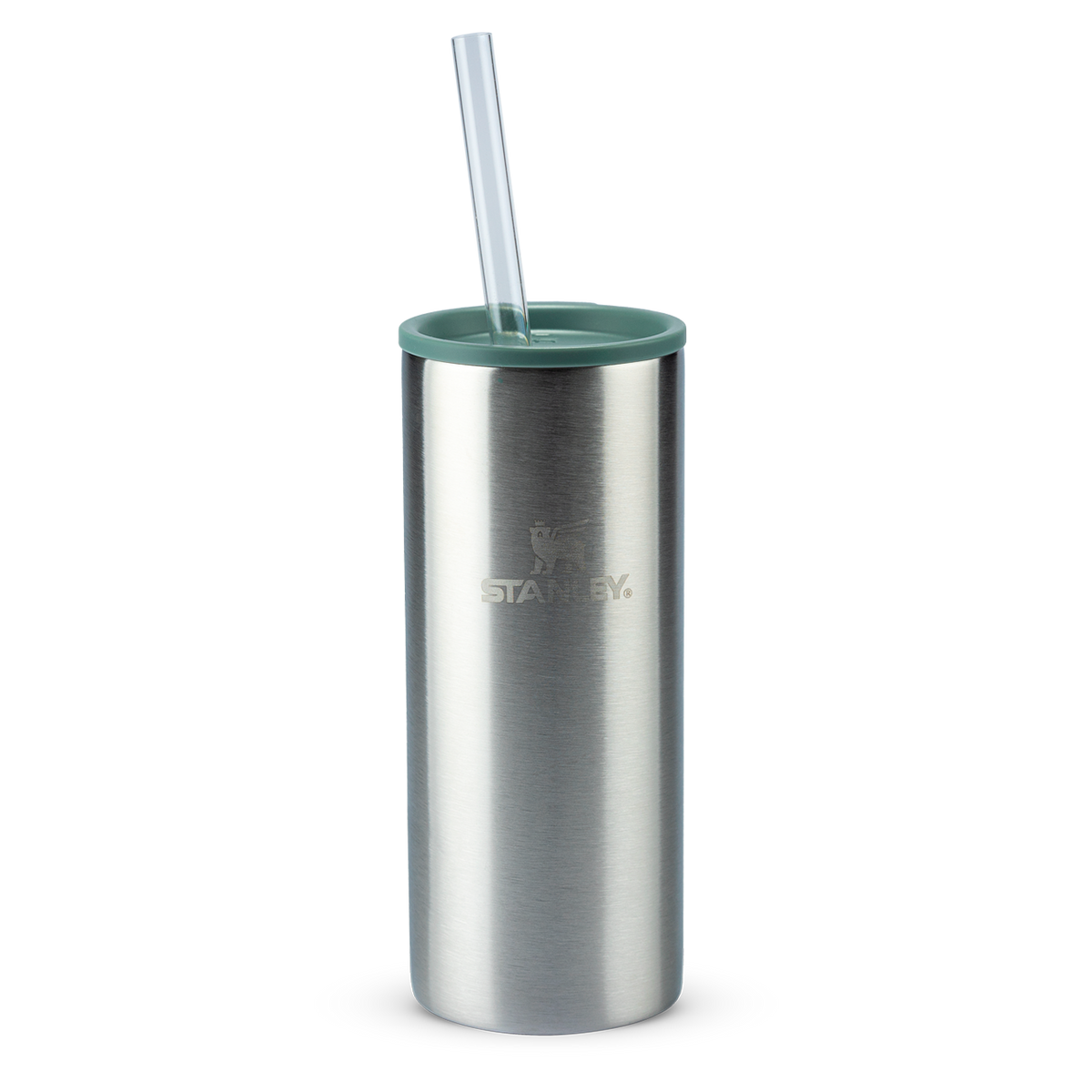 Can Cooler Slim com canudo Stainless Steel Shale | 296ML