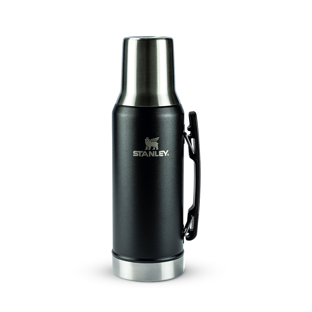 Garrafa Térmica Mate System Matte Black | 1.2L